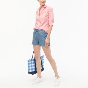 NWT J.Crew Chambray Drawstring Short